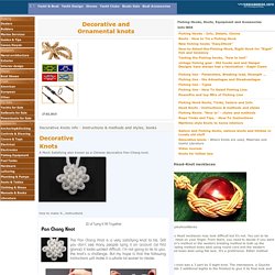 Decorative and Ornamental knots, Celtic, Chinese and more beautiful knots