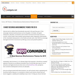 10 Most Decorous WooCommerce Themes for 2015 - All about WordPres