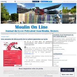 Une semaine de découverte de la culture japonaise au lycée - Journal électronique du LPO Jean-Moulin