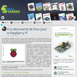 A la découverte de linux pour le Raspberry Pi