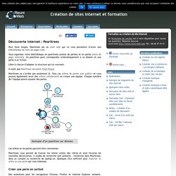 Découverte de Pearltrees - outil internet