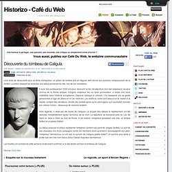 Découverte du tombeau de Caligula