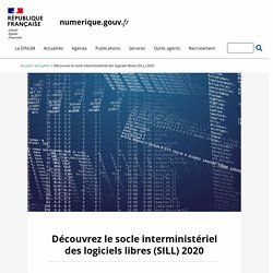 Découvrez le socle interministériel des logiciels libres (SILL) 2020