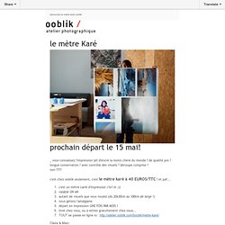 découvrez le mètre karé ooblik