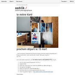 découvrez le mètre karé ooblik