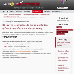 Découvrir le principe de l'argumentation grâce à une séquence d'e-learning