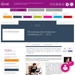 Décryptage des tendances marketing 2011 – 2012