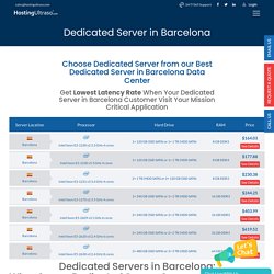 Best Dedicated Server in Barcelona