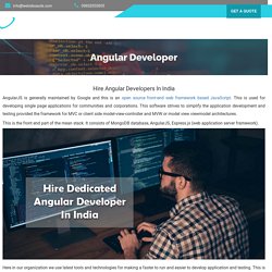 Hire Dedicated Angular Developer - Top AngularJS Developers India