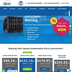 Dedicated Web Server Hosting Services