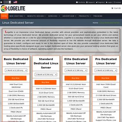 Cheap and Dedicated Linux Server Hosting Provider in USA - Logelite