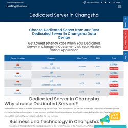 Dedicated Server Changsha