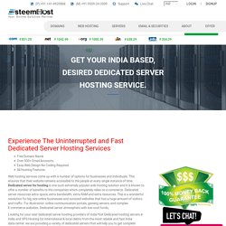 Dedicated Server for Hosting India