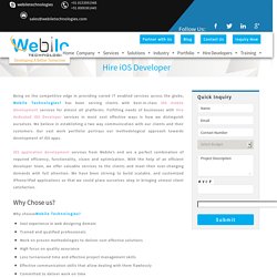 Hire Dedicated iOS Developer