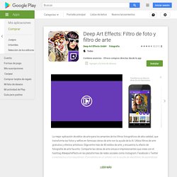 App Deep Art Effects - Filtro de foto y filtro de arte - Apps en Google Play