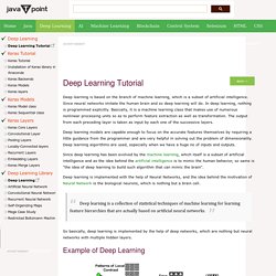 Deep Learning Tutorial