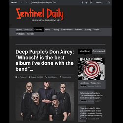 Deep Purple's Don Airey: "Whoosh! is the best album I've done with the band"...