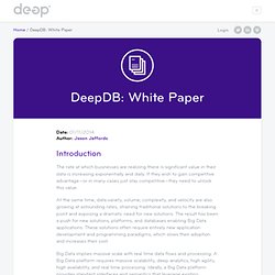 DB: White Paper - DeepDB