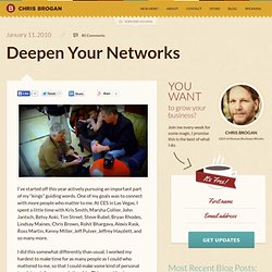 Deepen Your Networks