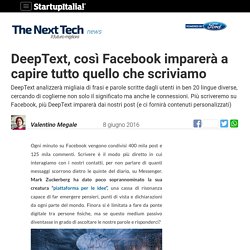 DeepText: Facebook capirà tutto quello che scriviamo