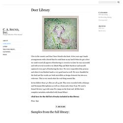 »Deer Bibliothèque CA Sound, Inc