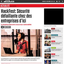 HackFest: Sécurité défaillante chez des entreprises d’ici