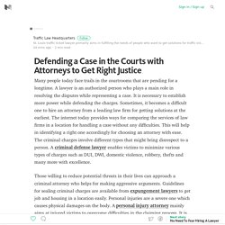 Defending a Case in the Courts with Attorneys to Get Right Justice – Medium