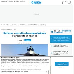 Défense : envolée des exportations d’armes de la France