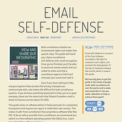Email Self-Defense - a guide to fighting surveillance with GnuPG