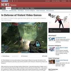 In Defense of Violent Video Games