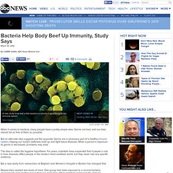 Body's Defenses Made Mightier by Microbes, Study Says