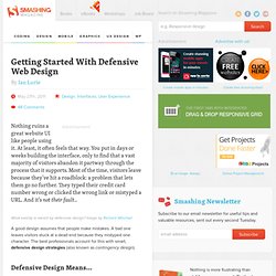 Getting Started With Defensive Web Design - Smashing Magazine