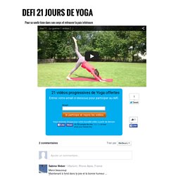 Défi 21 jours de Yoga