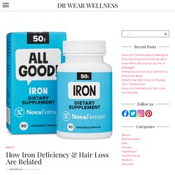 How Iron Deficiency & Hair Loss Are Related - DrWearWellness