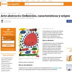 Arte abstracto: Definición, características y origen