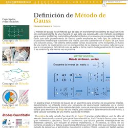 ¿Qué es Método de Gauss? - Su Definición, Concepto y Significado