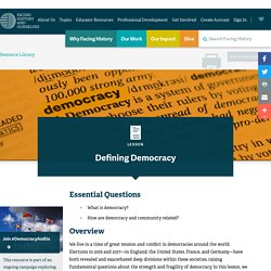 Defining Democracy