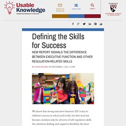 Defining the Skills for Success