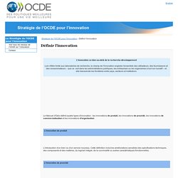 Stratégie de l'OCDE pour l'innovation