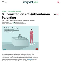 The Definition of Authoritarian Parenting