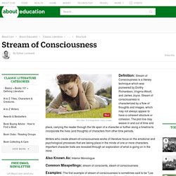 Definition and Examples of Stream of Consciousness