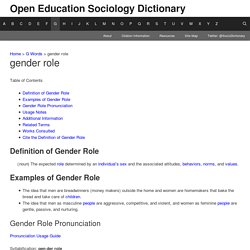 Open Education Sociology Dictionary