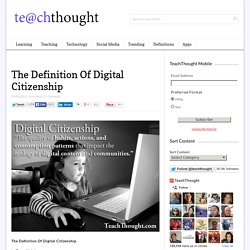 Definition Of Digital Citzenship