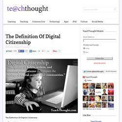 Definition Of Digital Citzenship