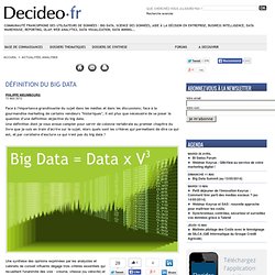 Définition du Big Data