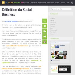 Définition du Social Business