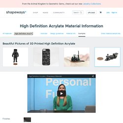 High Definition Plastic 3D Printing Material Information
