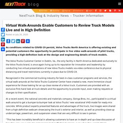 Virtual Walk-Arounds Enable Customers to Review Truck Models Live and in High Definition - NextTruck Blog & Industry News - Trucker Information