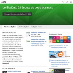 Définition du Big Data - Profitez des opportunités du Big Data - France