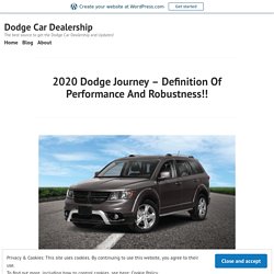 2020 Dodge Journey Transmission